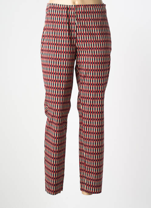 Pantalon 7/8 stretch taille normale rouge GARDEUR femme