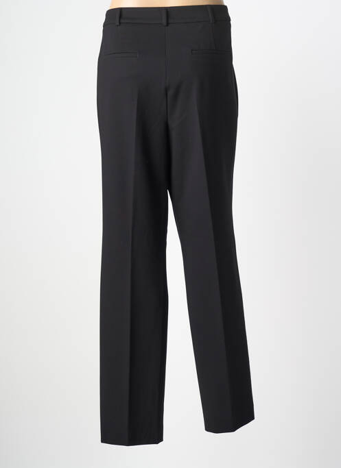 Pantalon droit taille à pinces taille normale noir BASLER femme