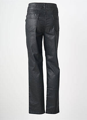 Pantalon slim tissage enduit taille normale noir ATELIER GARDEUR femme