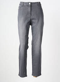 Jean coupe mom stretch taille normale gris BASLER femme