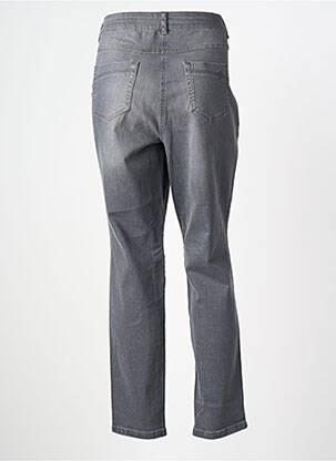 Jean coupe mom poches taille normale gris BASLER femme