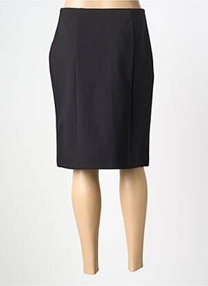 Jupe mi-longue coupe droite noir JOSEPH RIBKOFF femme