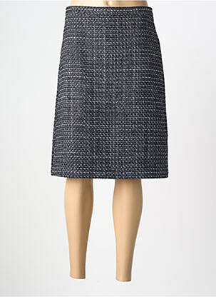 Jupe mi-longue taille à pinces bleu GERRY WEBER femme