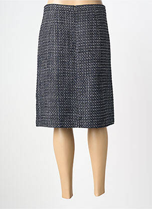 Jupe mi-longue taille à pinces bleu GERRY WEBER femme