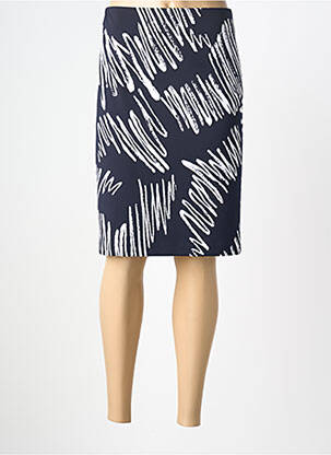 Jupe mi-longue taille haute bleu JOSEPH RIBKOFF femme