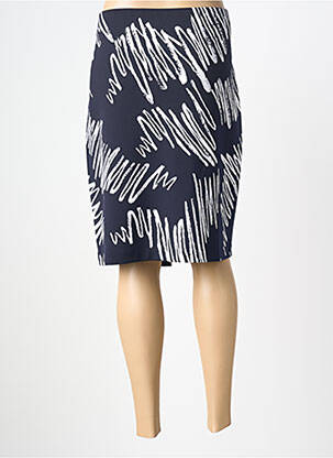 Jupe mi-longue taille haute bleu JOSEPH RIBKOFF femme