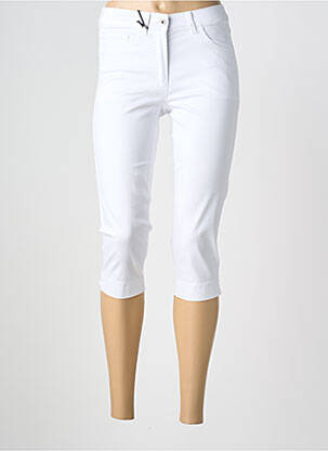 Corsaire tissage popeline taille normale blanc GERRY WEBER femme