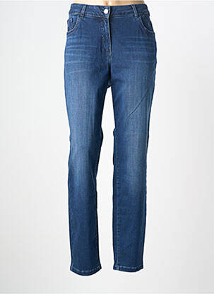 Jeans coupe slim stretch taille normale bleu BASLER femme