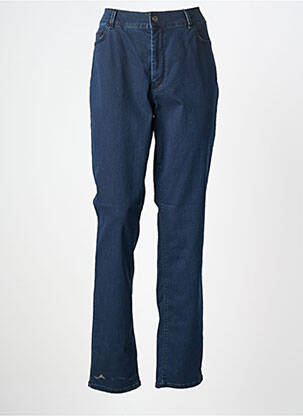 Jeans coupe slim tissage brut taille normale bleu GARDEUR femme