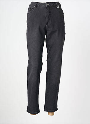 Jeans coupe slim stretch taille normale noir JOSEPH RIBKOFF femme