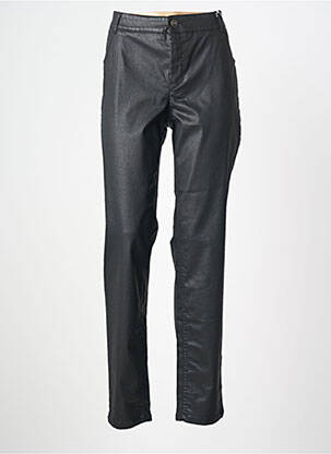 Pantalon slim tissage enduit taille normale noir ATELIER GARDEUR femme