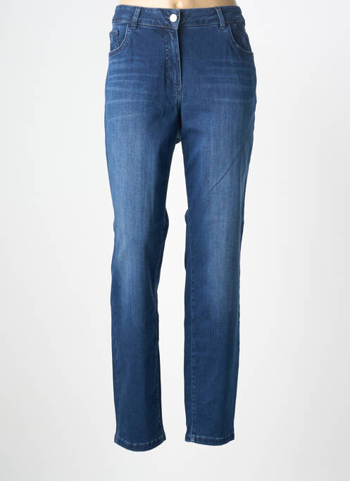 Jeans coupe slim stretch taille normale bleu BASLER femme