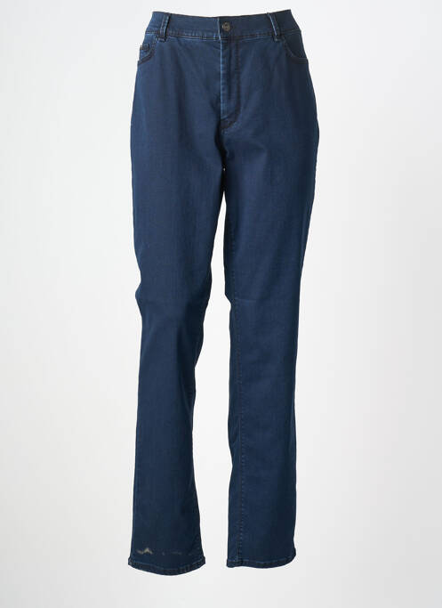 Jeans coupe slim tissage brut taille normale bleu GARDEUR femme