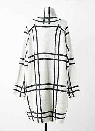 Gilet manches longues fermeture boutonnée sur le devant blanc JOSEPH RIBKOFF femme