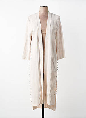 Gilet manches longues manches longues beige JOSEPH RIBKOFF femme