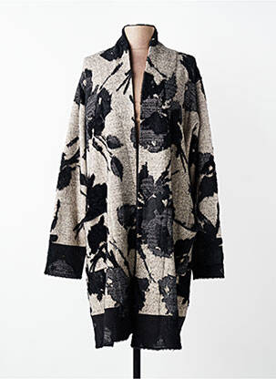 Gilet manches longues manches longues noir JOSEPH RIBKOFF femme