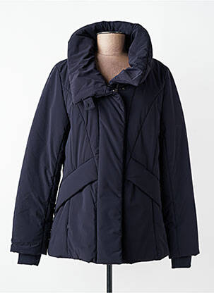 Doudoune manches longues a capuche bleu fonce CREENSTONE femme