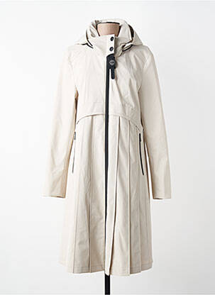 Parka fermeture zippée sur le devant a capuche beige CREENSTONE femme