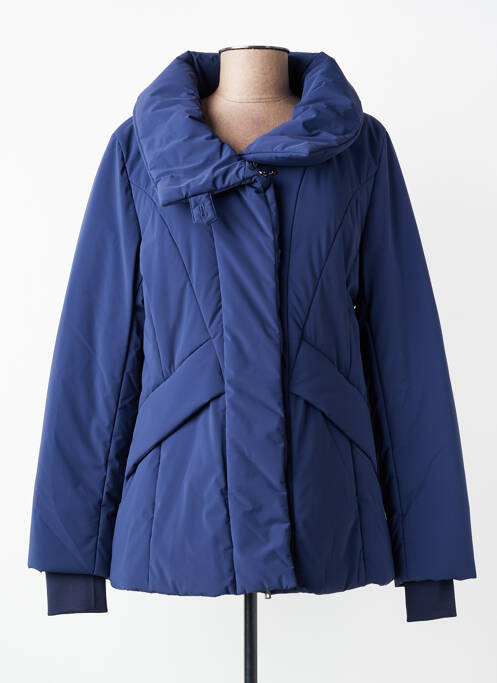 Doudoune manches longues a capuche bleu CREENSTONE femme