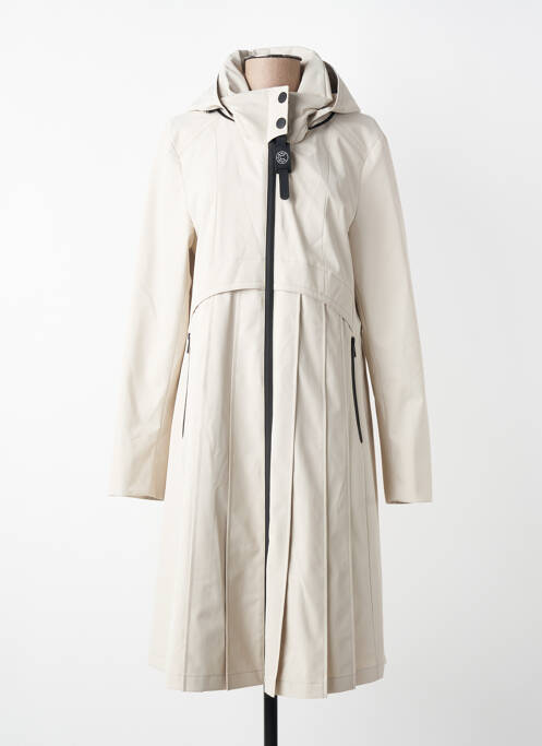 Parka fermeture zippée sur le devant a capuche beige CREENSTONE femme