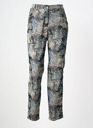 Pantalon slim stretch taille normale bleu ADELINA BY SCHEITER femme