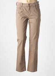 Jeans coupe slim stretch taille normale marron GARDEUR femme
