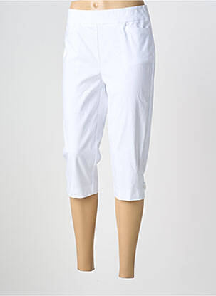 Corsaire taille élastique taille normale blanc JOSEPH RIBKOFF femme