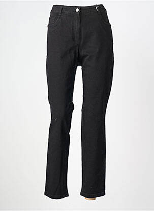 Jeans coupe slim stretch taille normale noir BASLER femme