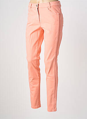 Jeans coupe slim stretch taille normale orange BASLER femme