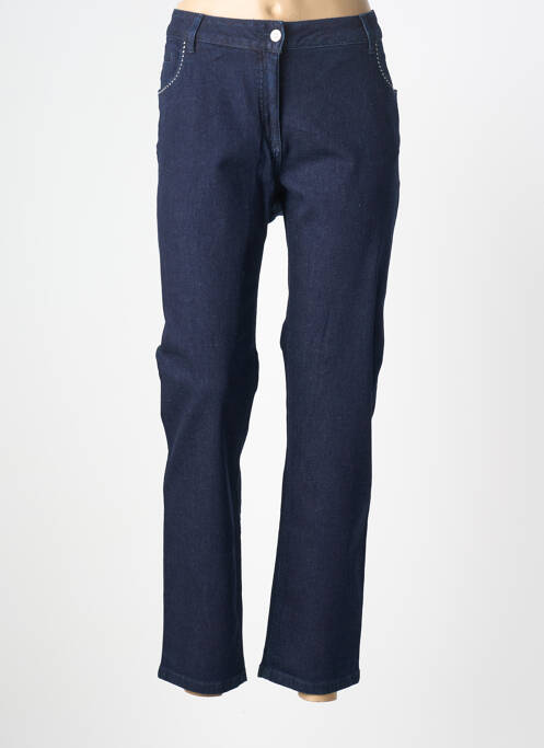 Jeans coupe slim tissage brut taille normale bleu SOMMERMANN femme