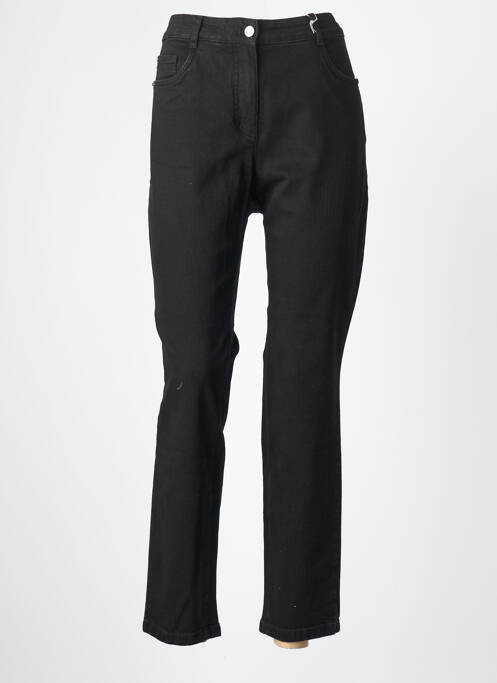 Jeans coupe slim stretch taille normale noir BASLER femme