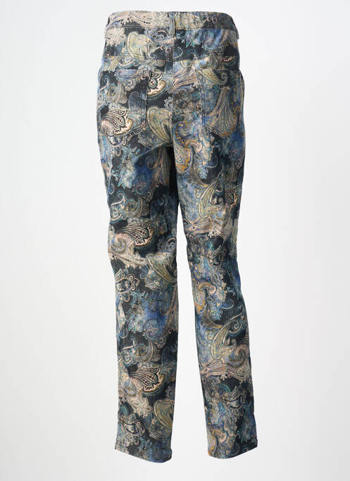 Pantalon slim stretch taille normale bleu ADELINA BY SCHEITER femme