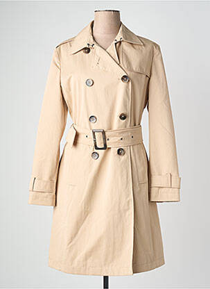 Trench fermeture double boutonnage sans capuche beige GERRY WEBER femme
