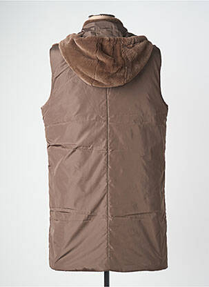 Doudoune poches a capuche marron ANANKE femme
