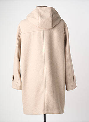 Manteau long coupe droite a capuche beige GERRY WEBER femme
