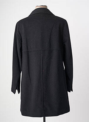 Manteau long coupe droite sans capuche noir BASLER femme