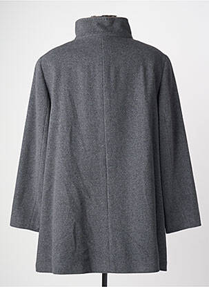 Manteau court coupe droite sans capuche gris BASLER femme