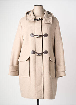 Manteau long a capuche a capuche beige GERRY WEBER femme