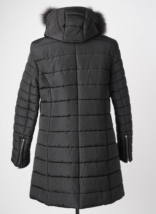 Doudoune poches a capuche noir L'UNIVERS DU LUXE femme