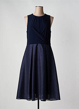 Robe mi-longue sans manche sans manche bleu JOSEPH RIBKOFF femme