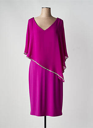 Robe mi-longue sans manche sans manche violet JOSEPH RIBKOFF femme