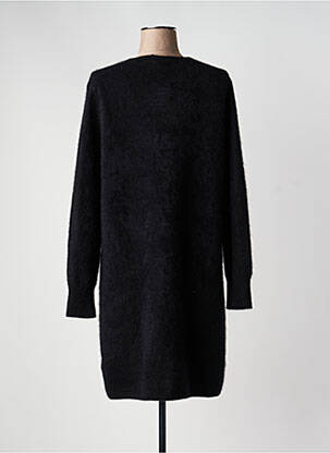 Robe pull coupe droite manches longues noir ESTHEME femme
