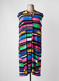 Robe mi-longue manches courtes manches courtes bleu JOSEPH RIBKOFF femme
