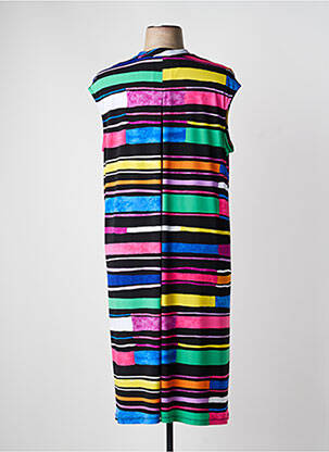 Robe mi-longue manches courtes manches courtes bleu JOSEPH RIBKOFF femme
