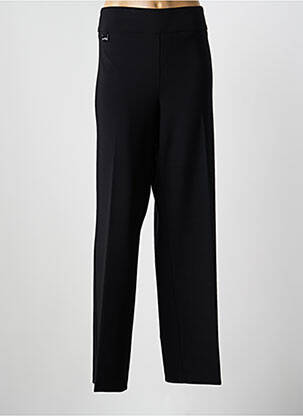 Pantalon large tissage popeline taille normale noir JOSEPH RIBKOFF femme