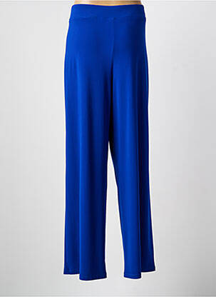 Pantalon large tissage popeline taille normale bleu JOSEPH RIBKOFF femme