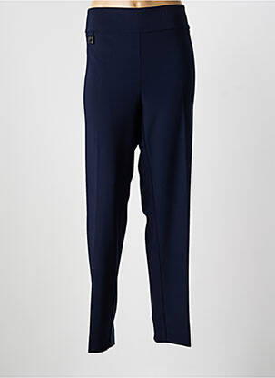 Pantalon large tissage popeline taille normale bleu JOSEPH RIBKOFF femme