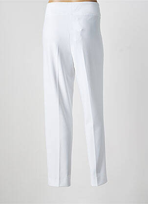 Pantalon large tissage popeline taille normale blanc JOSEPH RIBKOFF femme