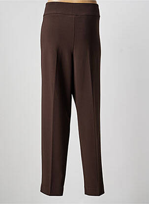 Pantalon large tissage popeline taille normale marron JOSEPH RIBKOFF femme