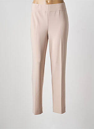 Pantalon droit stretch taille normale beige JOSEPH RIBKOFF femme